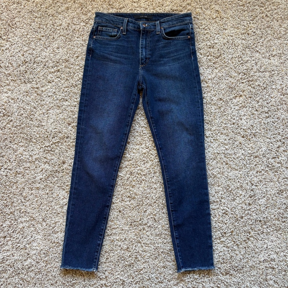 Joe’s Jeans High Rise Skinny Ankle Jeans Sz 28 Dark Wash